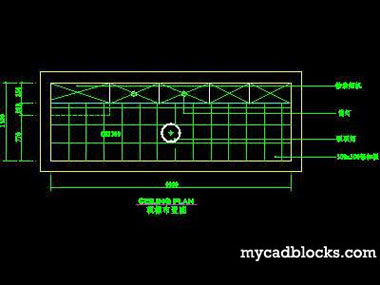 Kitchen CAD plane and elevation 30